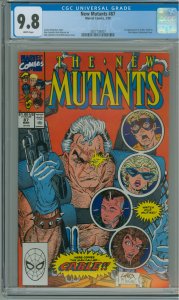 The New Mutants #87  (1990) CGC 9.8! 1st Appearance of Cable!