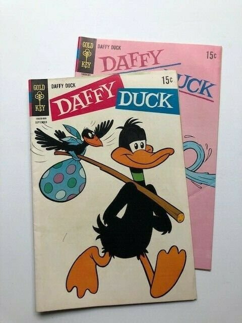 LOT OF 2~Gold Key DAFFY DUCK #54 & #61 GOOD/VERY GOOD (A280M)