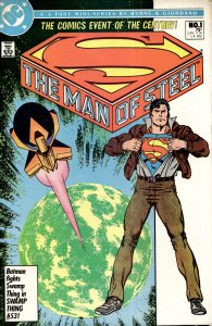 The Man of Steel #1 Standard Cover - Direct (1986) Superman
