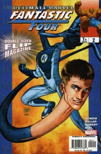 Ultimate Marvel Flip Magazine Fantastic 4 X-Men #2 Marvel Comics Aug 2005 (VF)