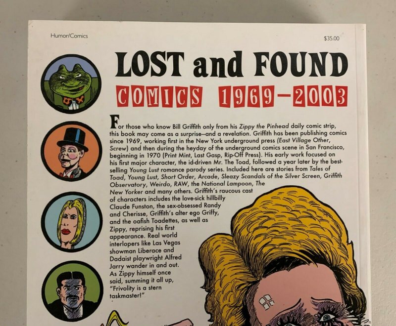 Bill Griffith Lost and Found: Comics 1969-2003 Paperback 