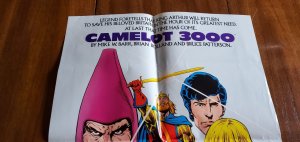 Camelot 3000 Folded Promo Poster (1982) DC Comics 