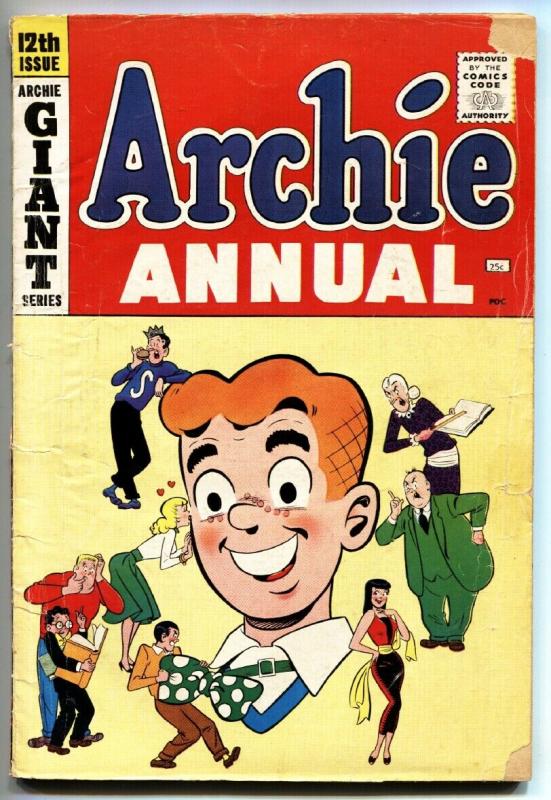 ARCHIE ANNUAL #12 comic book 1961 BETTY & VEROLNICA REGGIE