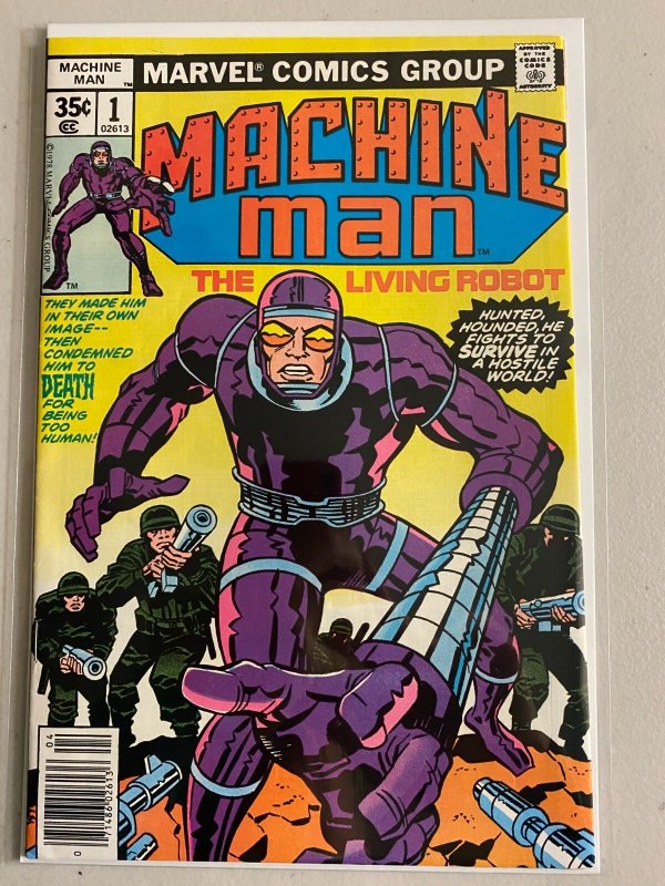 Machine Man #1 newsstand 8.0 (1978)