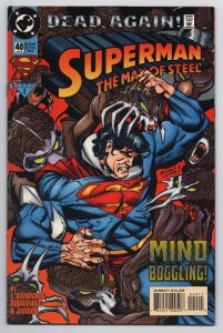 Superman Man Of Steel #40 New Gods | Braniac (DC, 1995) VF