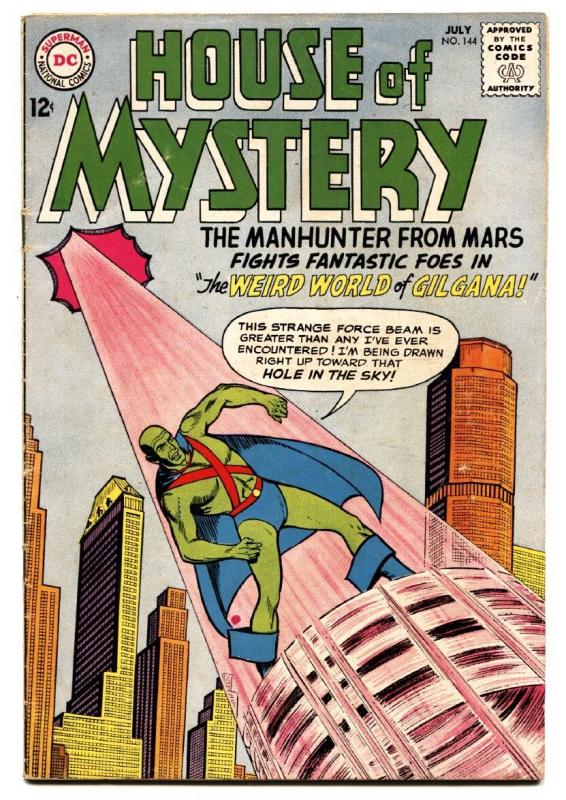 HOUSE OF MYSTERY #144 comic book 1964-MARTIAN MANHUNTER-DC COMICS