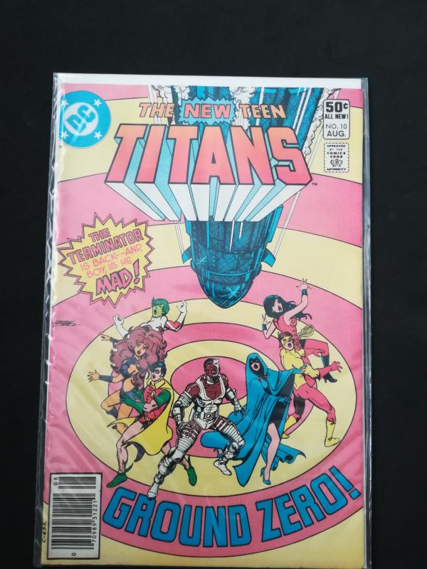 The New Teen Titans #10 Wolfman and Perez VF/NM DC 1981