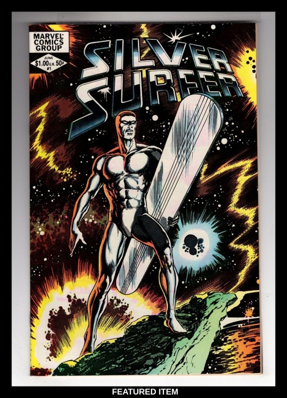 Silver Surfer #1 (1982) Stan Lee & John Byrne One-Shot Classic! / ECA1b