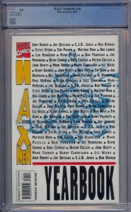 MAX YEARBOOK #NN CGC 9.8 HOLOGRAM COVER VERY RARE HTF
