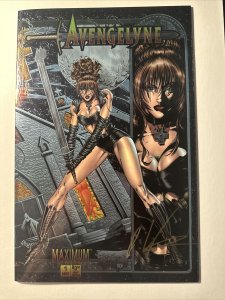 Avengelyne #1 Signed by creator Rob Liefeld Chromium Cover 1995 Maximum Press
