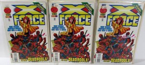 X-Force Lot of 3 #56 x3 Marvel Comics (1996) NM 1st Print Comic Books
