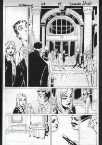 UNCANNY X-MEN #14-ORIGINAL ART-PG 15-CHRIS BACHALO-MARVEL