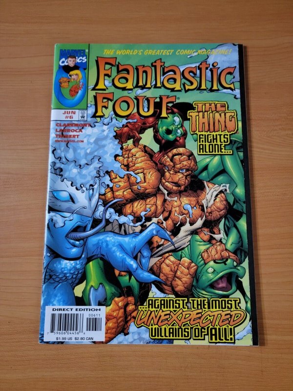 Fantastic Four v3 #6 Direct Market Edition ~ NEAR MINT NM ~ 1998 Marvel Comics