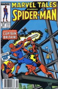 Marvel Tales #201 ORIGINAL Vintage 1987 Spider-Man Captain Britain