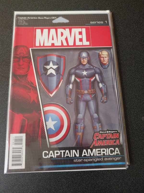 Steve Rogers: Captain America #1 (John Tyler Christopher Action Figure Variant)