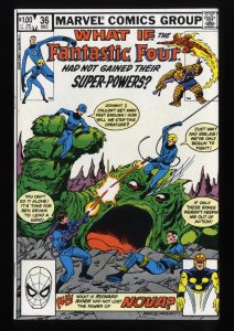 What If? (1977) #36 VF+ 8.5 Fantastic Four had not gained their Super-Powers!