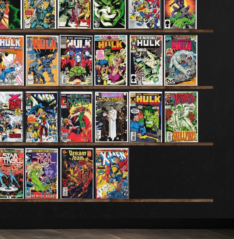 Huge Lot 150+ Comics with The Incredible Hulk, Star Trek, Shadowman & More!