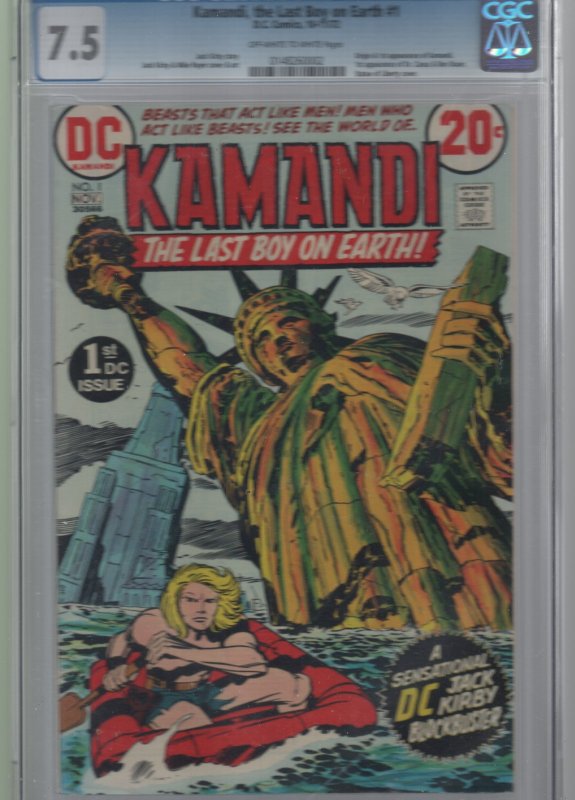 Kamandi  #1 cgc 7.5