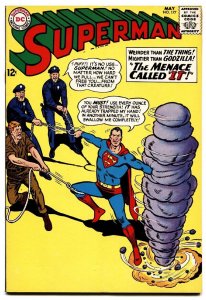 SUPERMAN #177 1965-DC COMICS-MENACE CALLED IT  HORROR fn