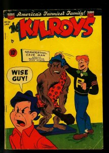 Kilroys #39 1952- Golden Age Humor- Cave man cover- VG