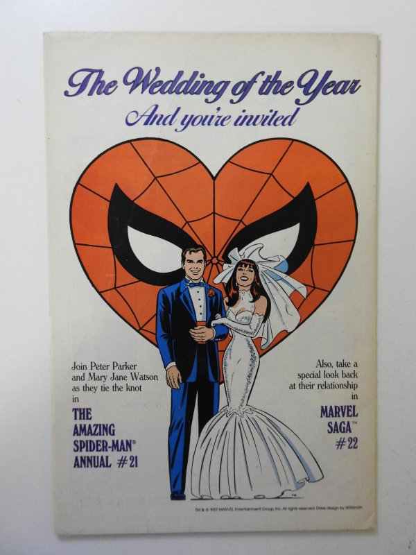 Uncanny X-Men #221 VG+ Condition! 1st appearance of Mr. Sinister!