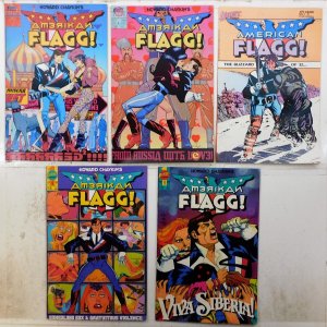 Howard Chaykin's American Flagg Lot 5 #5, 6, 7, 9, 11 1988 First Comics