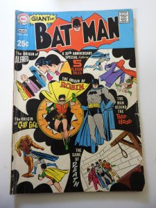 Batman #213 (1969) Origin of Robin! VG+ Condition