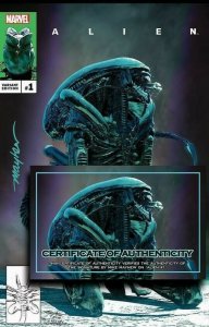 ALIEN #01 (2021) MIKE MAYHEW | SIGNED W/ COA | TRADE DRESS