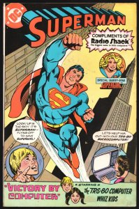 Superman-Radio Shack 1981-Supergirl appears-Victory By Computer