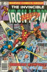 Iron Man (1st Series) #145 (Newsstand) GD ; Marvel | low grade comic Bob Layton
