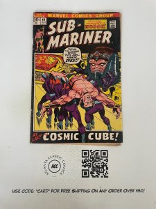 Prince Namor Sub-Mariner # 49 VG Marvel Comic Book Dr. Doom Hulk Thor 12 J224