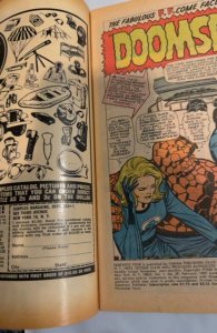 Fantastic Four #59  Inhumans Silver Surfer Doomsday foxxing/tanning