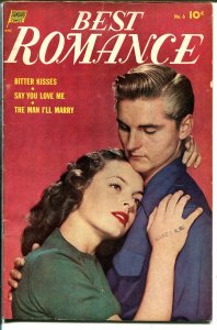 Best Romance #6 1952-Standard-terrific art-photo cover-FN-