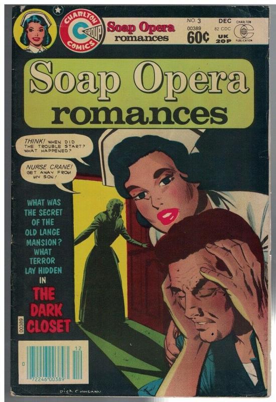 SOAP OPERA ROMANCES 3 VG-  Dec. 1982