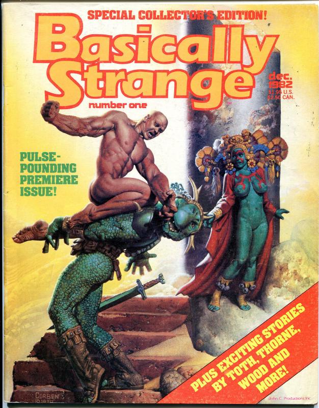 BASICALLY STRANGE #1, FN, Richard Corben, Wally Wood, Alex Toth, 1982, Magazine