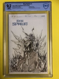 KING SPAWN #1 CBCS 9.2 WP (2021) GREG CAPULLIO RETAILER INCENTIVE / NEW SLAB