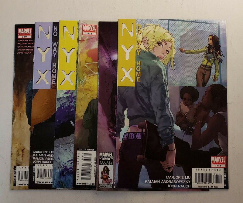 NYX NO WAY HOME #1-6 COMPLETE SET MARVEL COMICS 2008 VF/NM