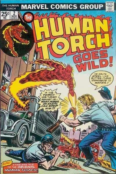 Human Torch (1974 series) #2, VF+ (Stock photo)