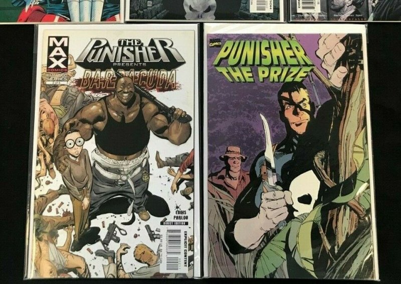PUNISHER 5PC LOT (VF) BARRACUDA!! THE PRIZE GN!! 2003