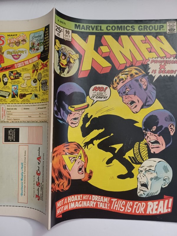 X-Men #90 - reprints X-Men #41 - 1974 - FN