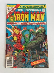Iron Man King Size Annual # 3 VF Marvel Comic Book 1976 31 LI6