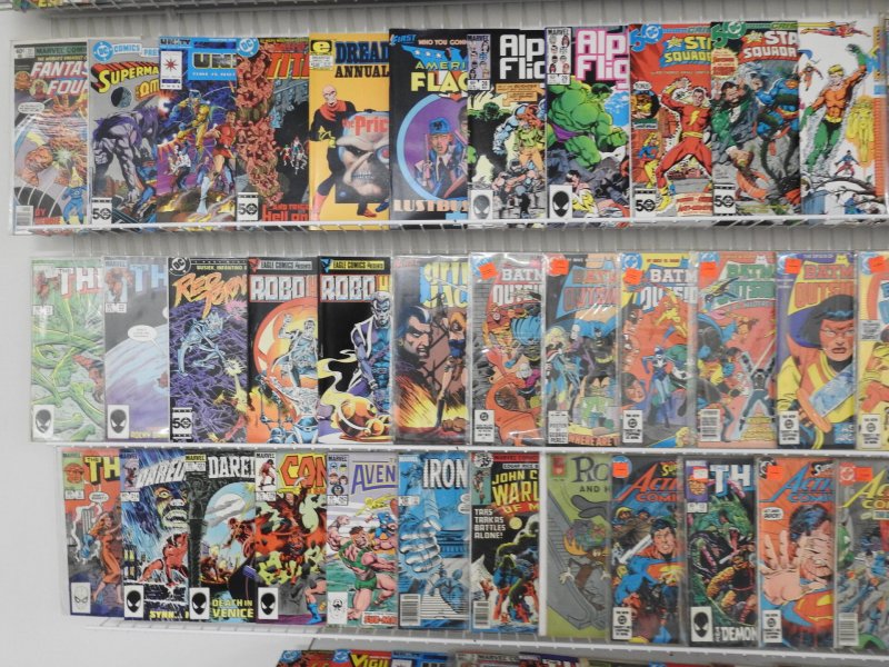 Huge Lot 160+ Comics W/ Fantastic Four, Spider-Man, Superman+ Avg VF- Condition!