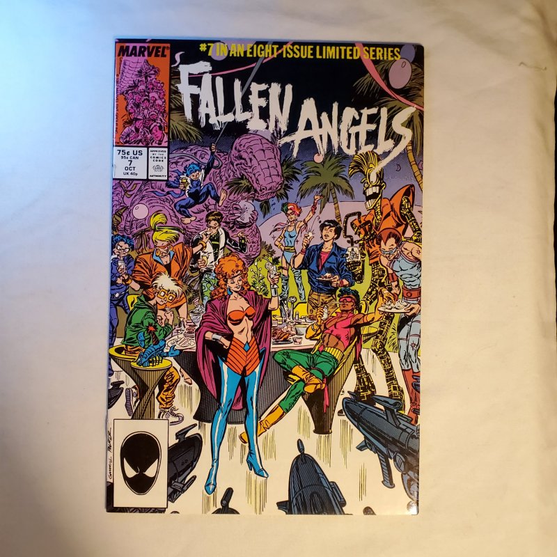 Fallen Angels 7 Very Fine/Near Mint Cover by Kerry Gammill