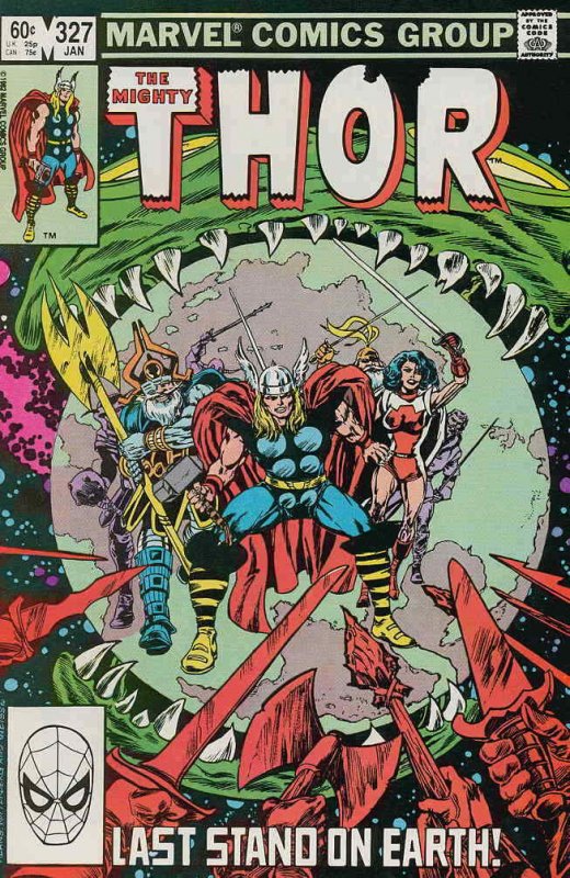 Thor #327 VF/NM; Marvel | save on shipping - details inside 