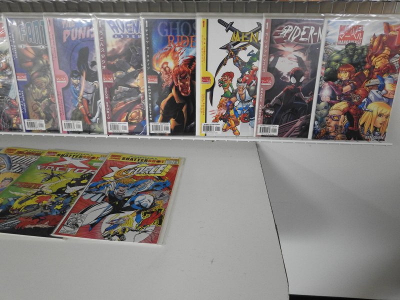 Huge Lot 130+ Comics W/ Transformers, Spider-Man, Fantastic Four+ Avg Fine+