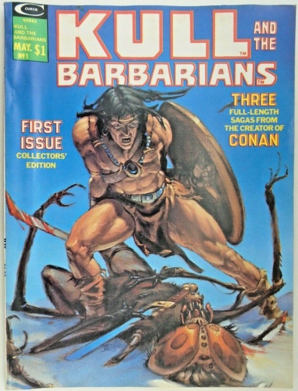 mm Kull and the Barbarians (1975, Marvel) #1vf, 2nm-, 3fn