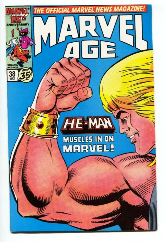 MARVEL AGE #38 HE-MAN  Masters of the Universe PREVIEW 1986- Marvel  VF/NM
