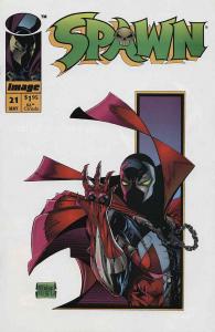 Spawn #21 VF/NM ; Image | Todd McFarlane