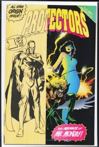 Protectors #1 Variant Cover (1992) Gravestone