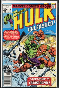 The Incredible Hulk #216 (1977) Hulk